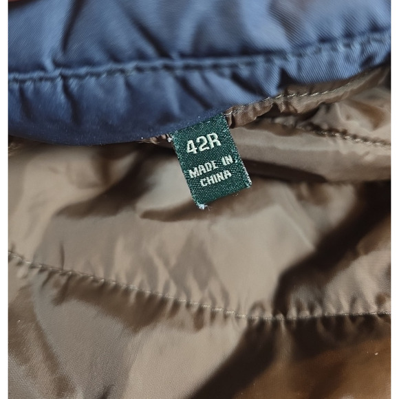 Ralph Lauren Lerner 42R Navy PrimaLoft Insulated Dress Casual Rain Coat Men - Picture 12 of 13